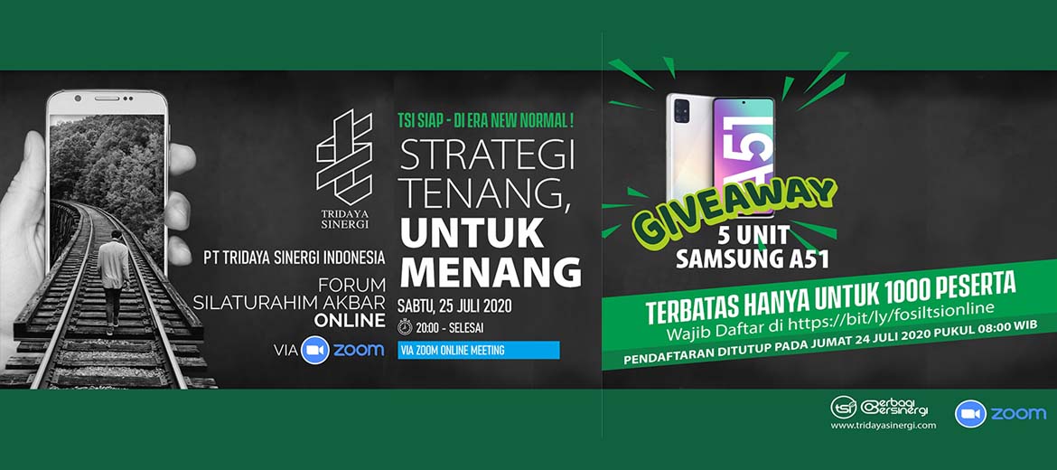 Pemenang Give Away <br>Silaturahim Online PT TSI